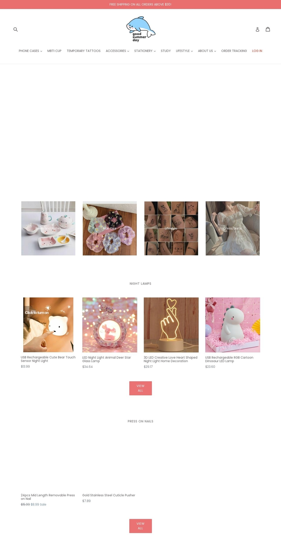 goodsummerday.com shopify website screenshot