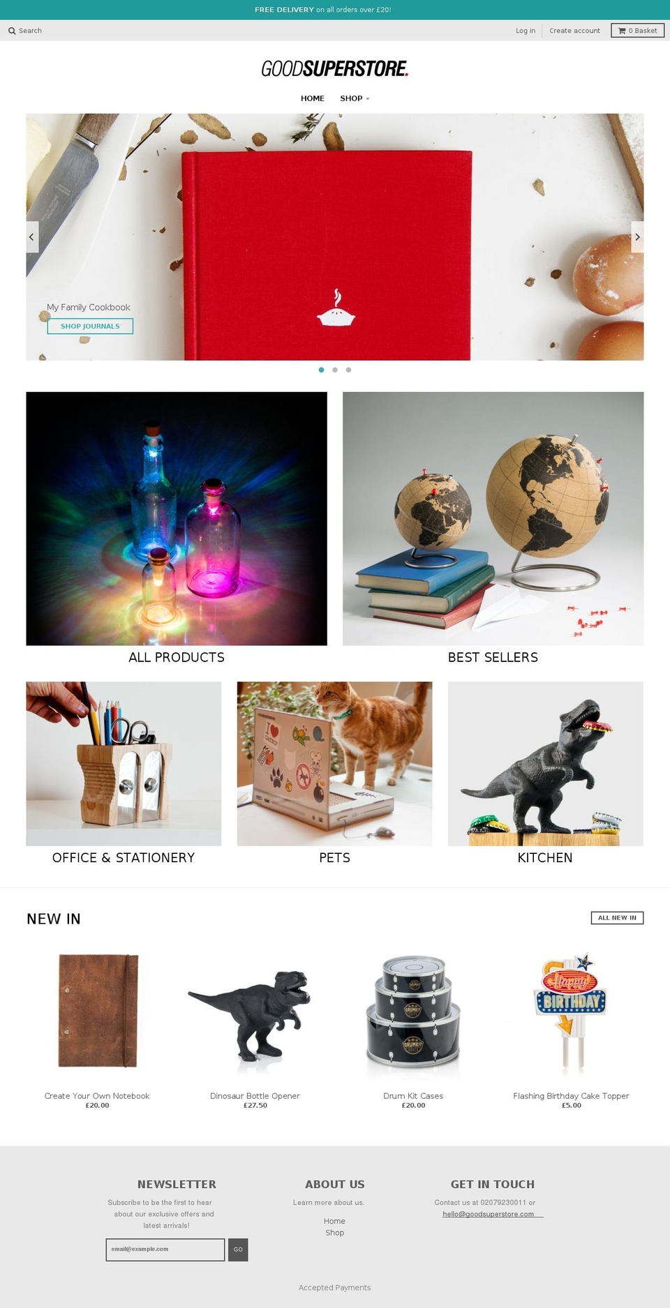 goodsuperstore.com shopify website screenshot