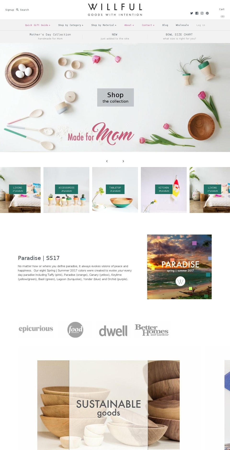 Symetry: Beatnik SS17 Shopify theme site example goodswithintention.com