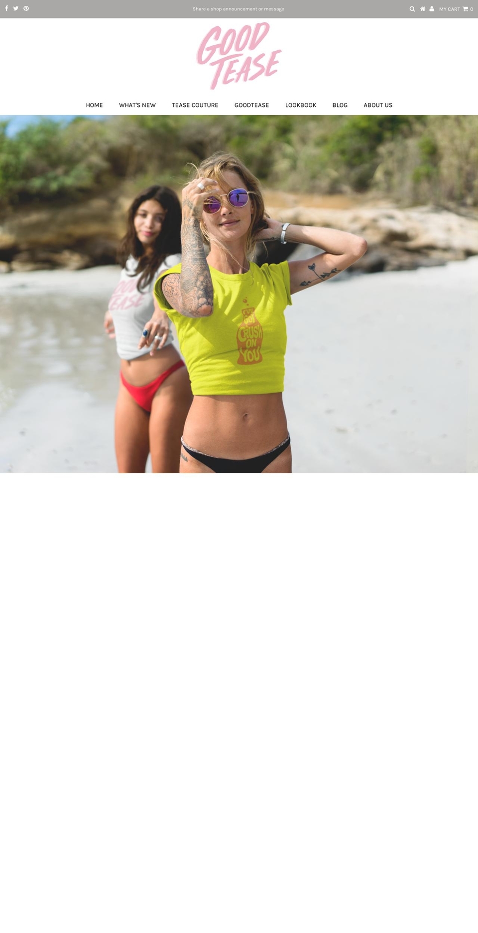 goodtease.com — Shopify storefront screenshot