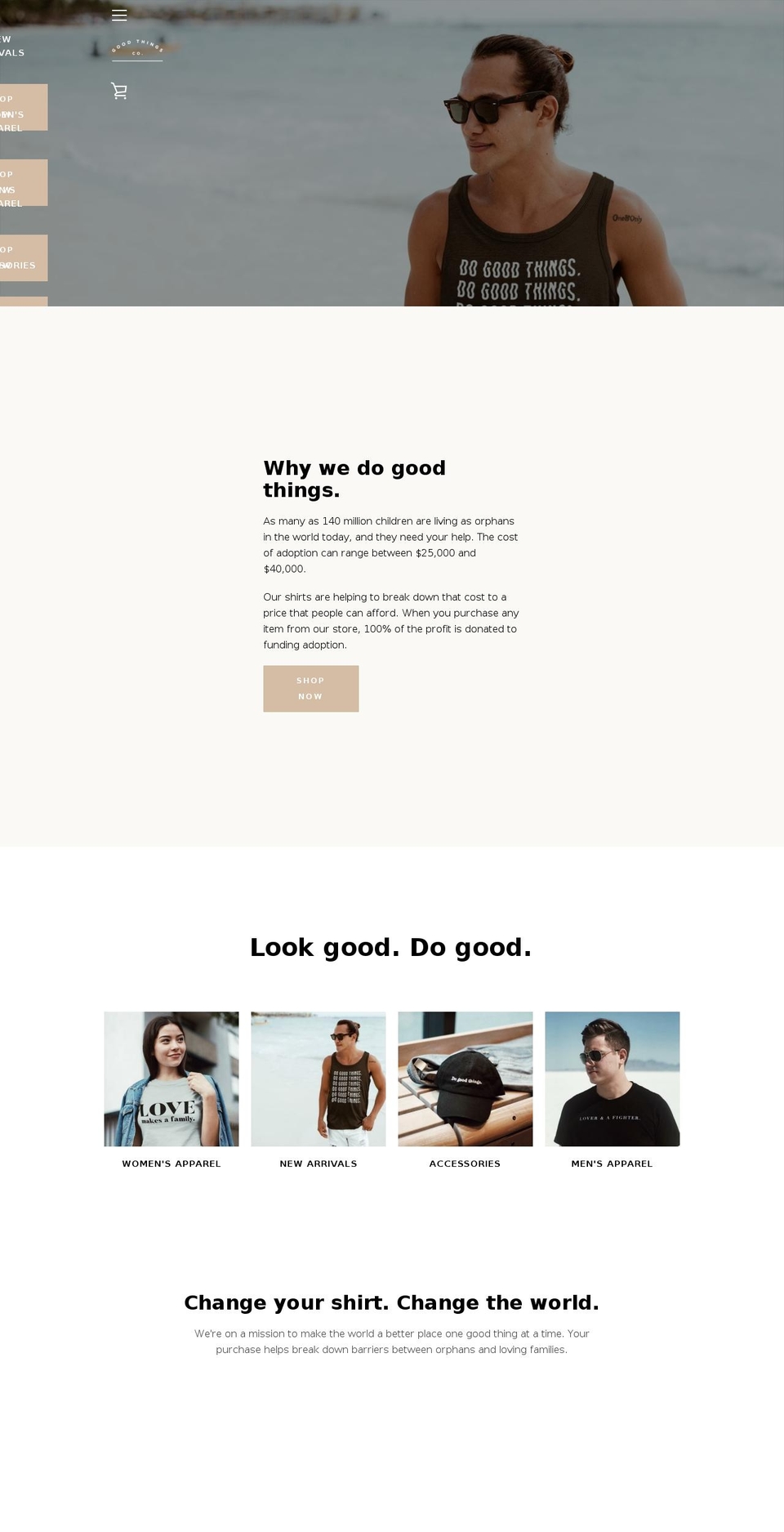 goodthings.company shopify website screenshot