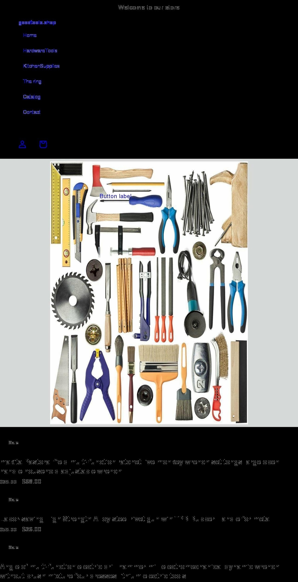 goodtools.shop shopify website screenshot