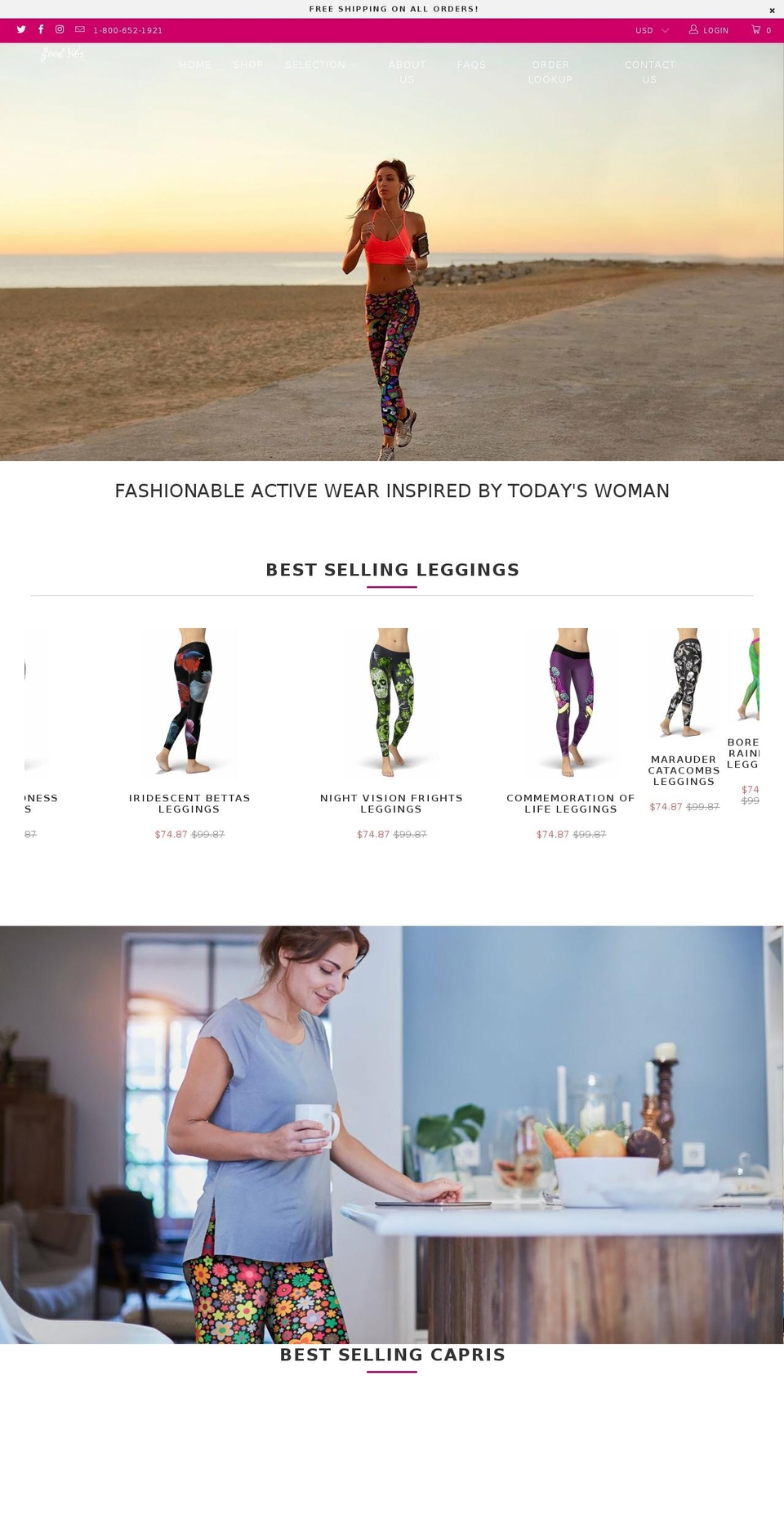 goodvibeapparel.com — Shopify storefront screenshot