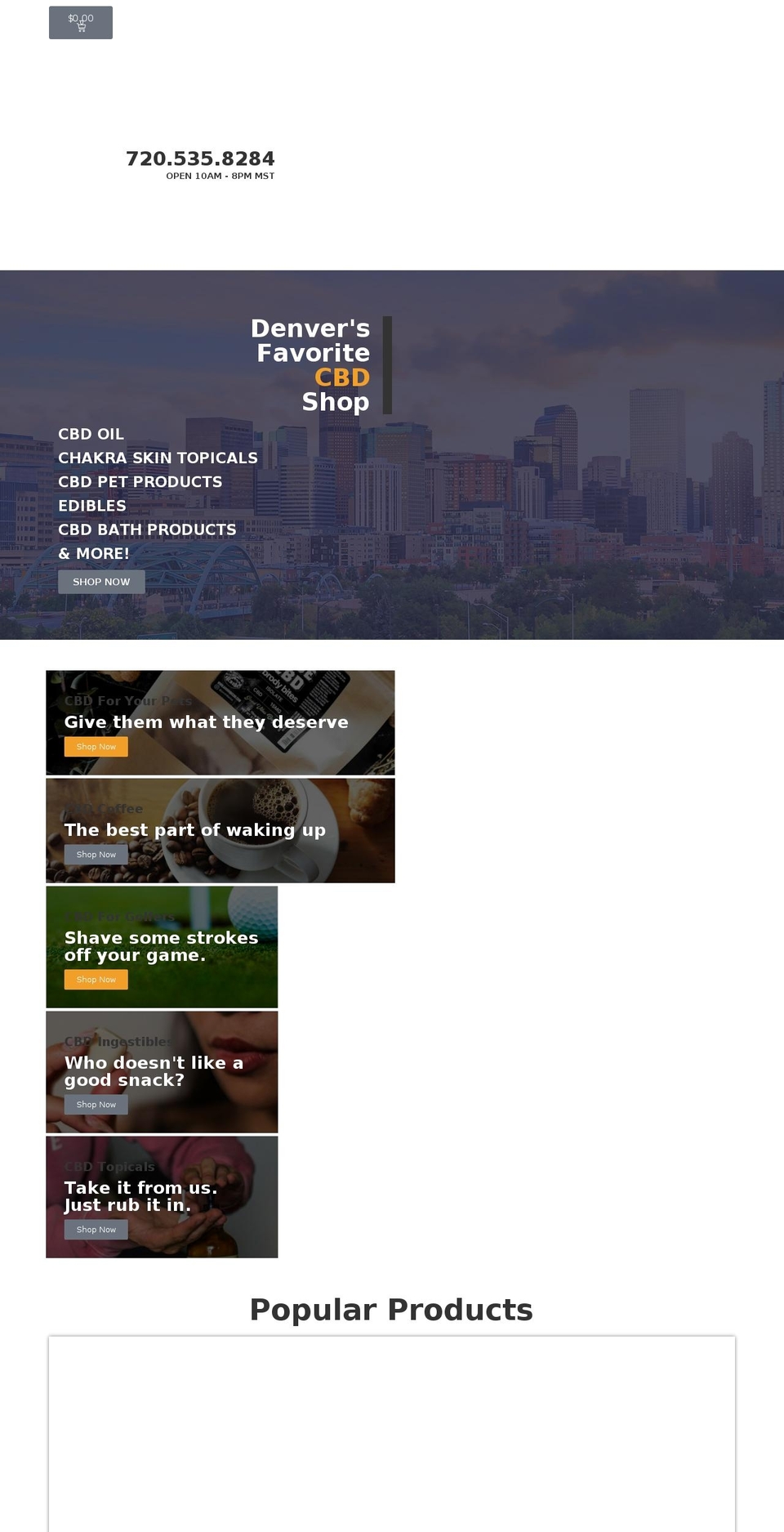 goodvibecbd.com — Shopify storefront screenshot