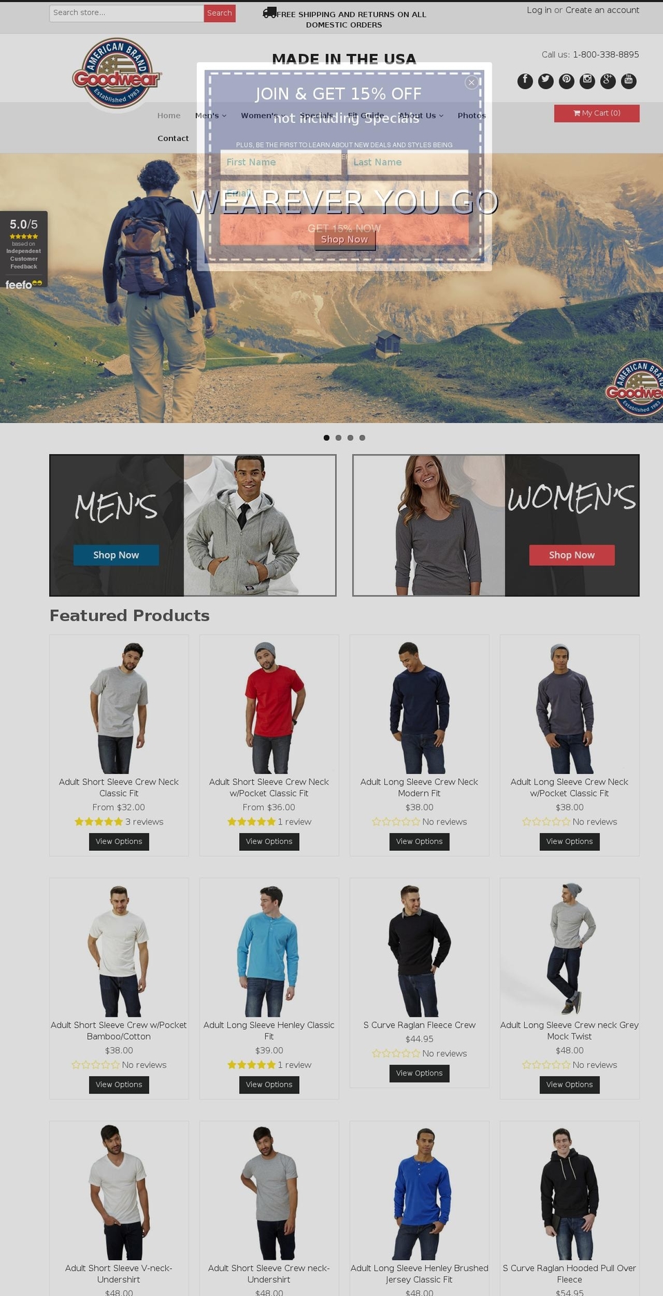 goodwear.com shopify website screenshot