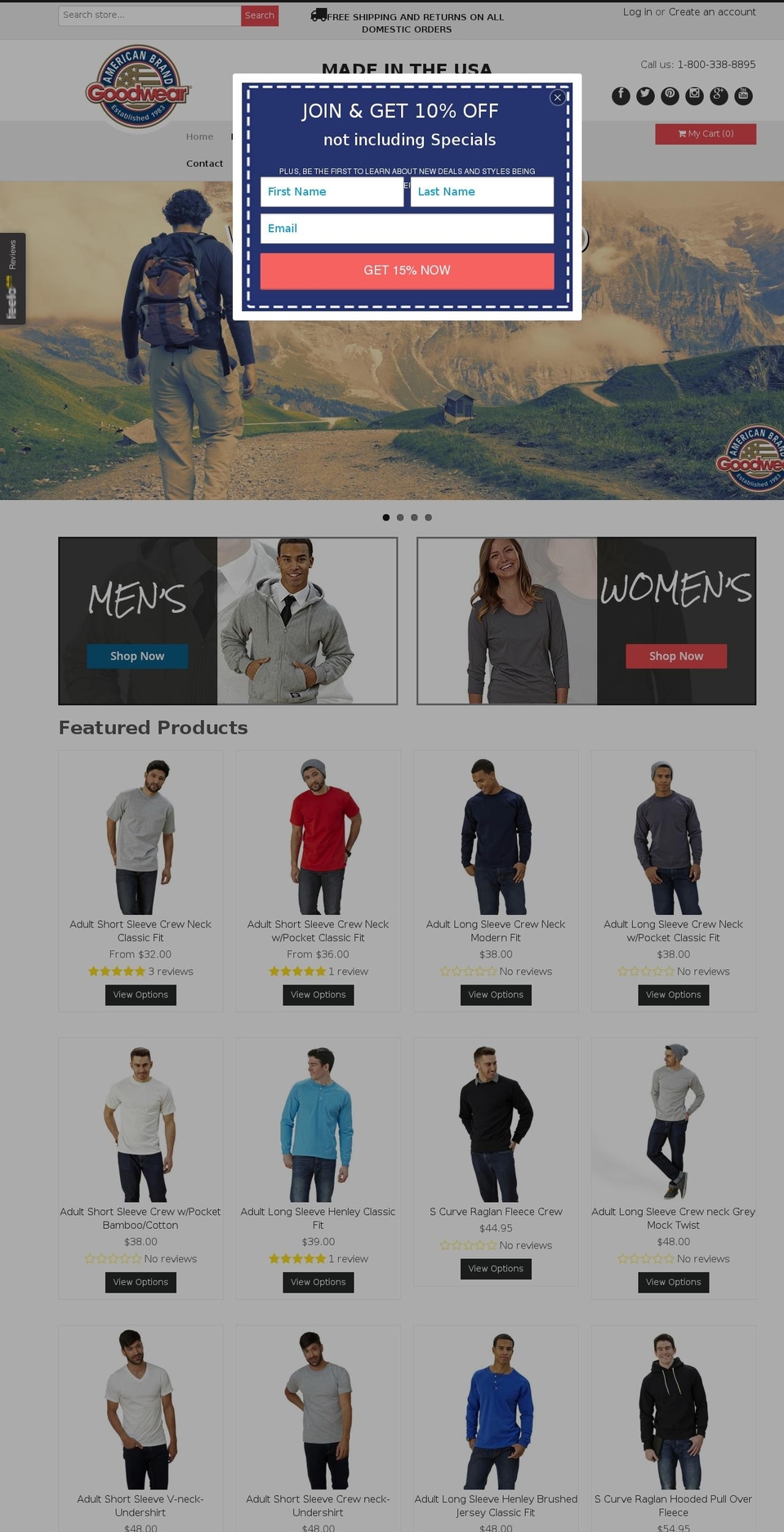 goodwear.us shopify website screenshot