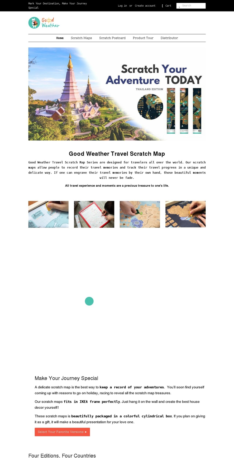 goodweather-scratchmap.com shopify website screenshot