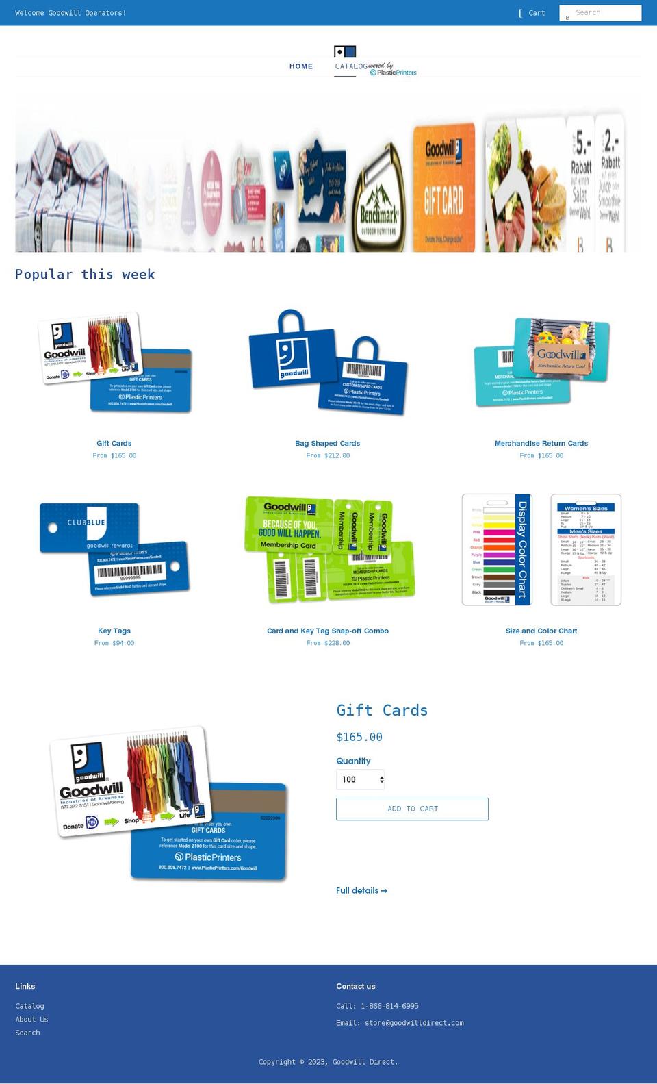 goodwilldirect.com shopify website screenshot