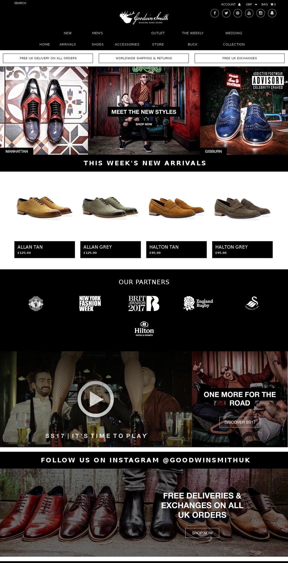 Viola Shopify theme site example goodwinsmith.co.uk