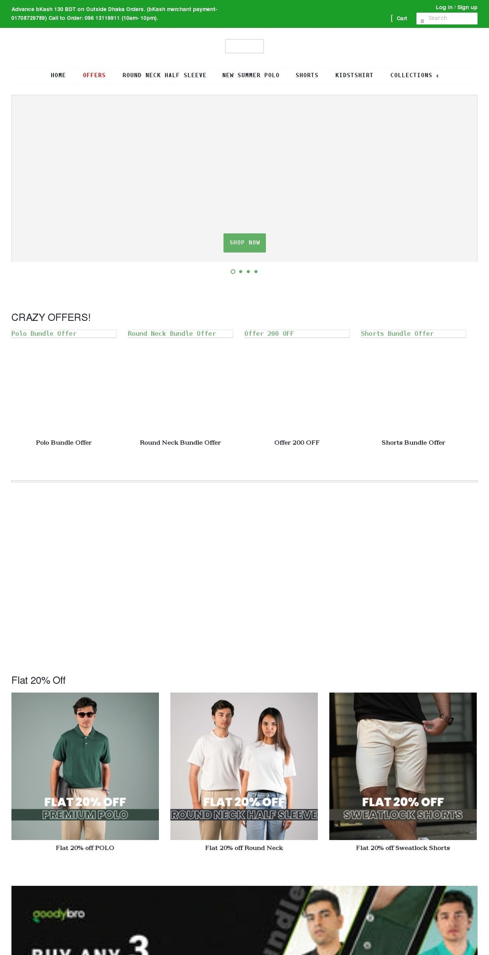 goodybro.com shopify website screenshot