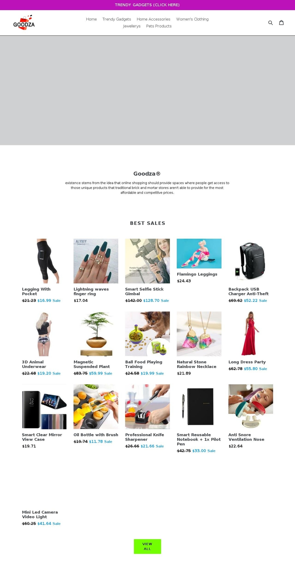 goodza.net shopify website screenshot