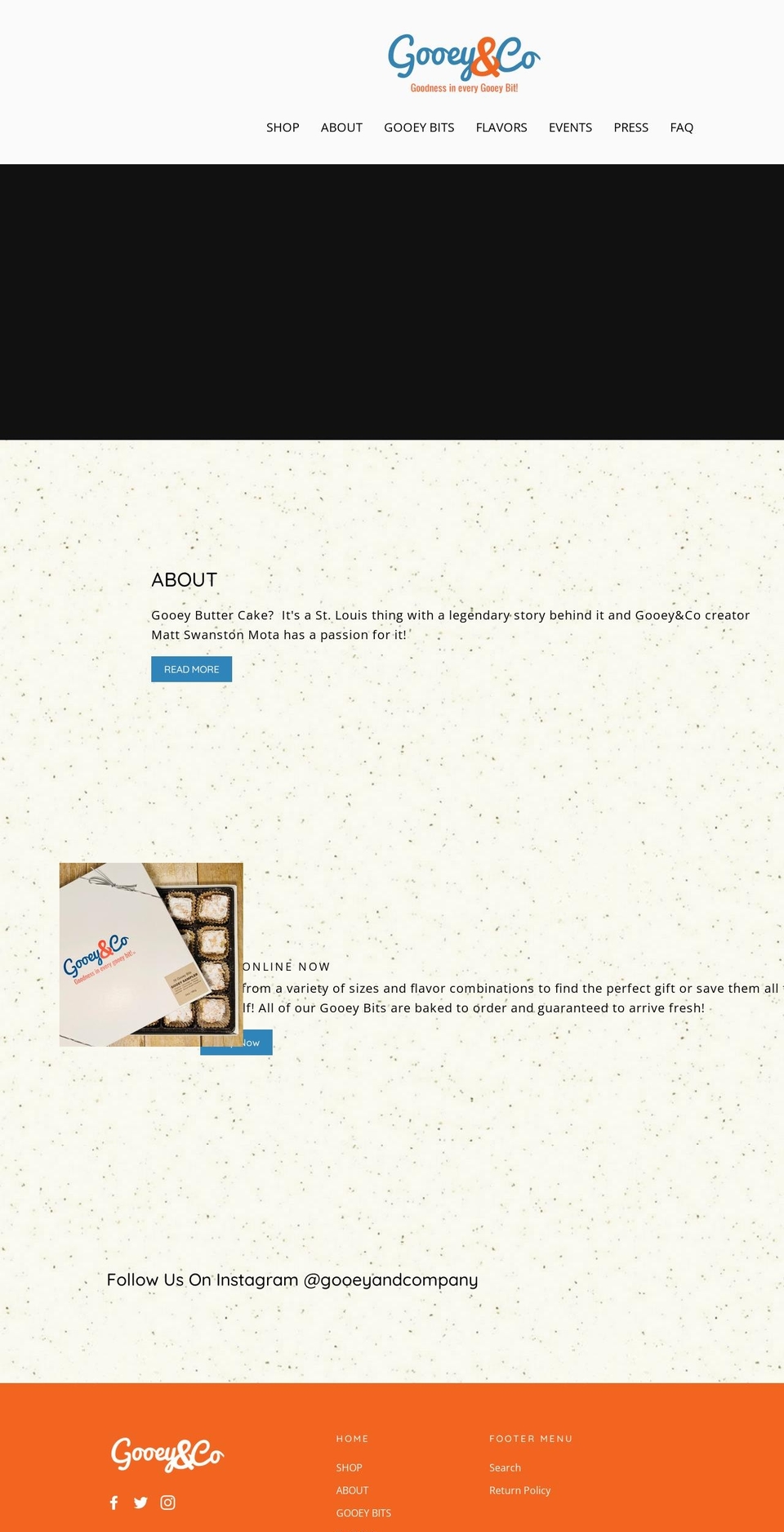 Gifts Shopify theme site example gooeyandco.com