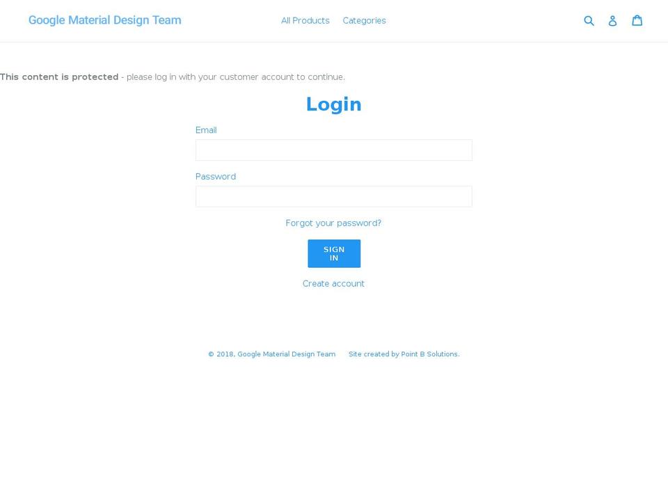 googlemdtstore.com shopify website screenshot