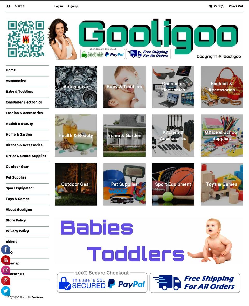 gooligoo.com — Shopify storefront screenshot