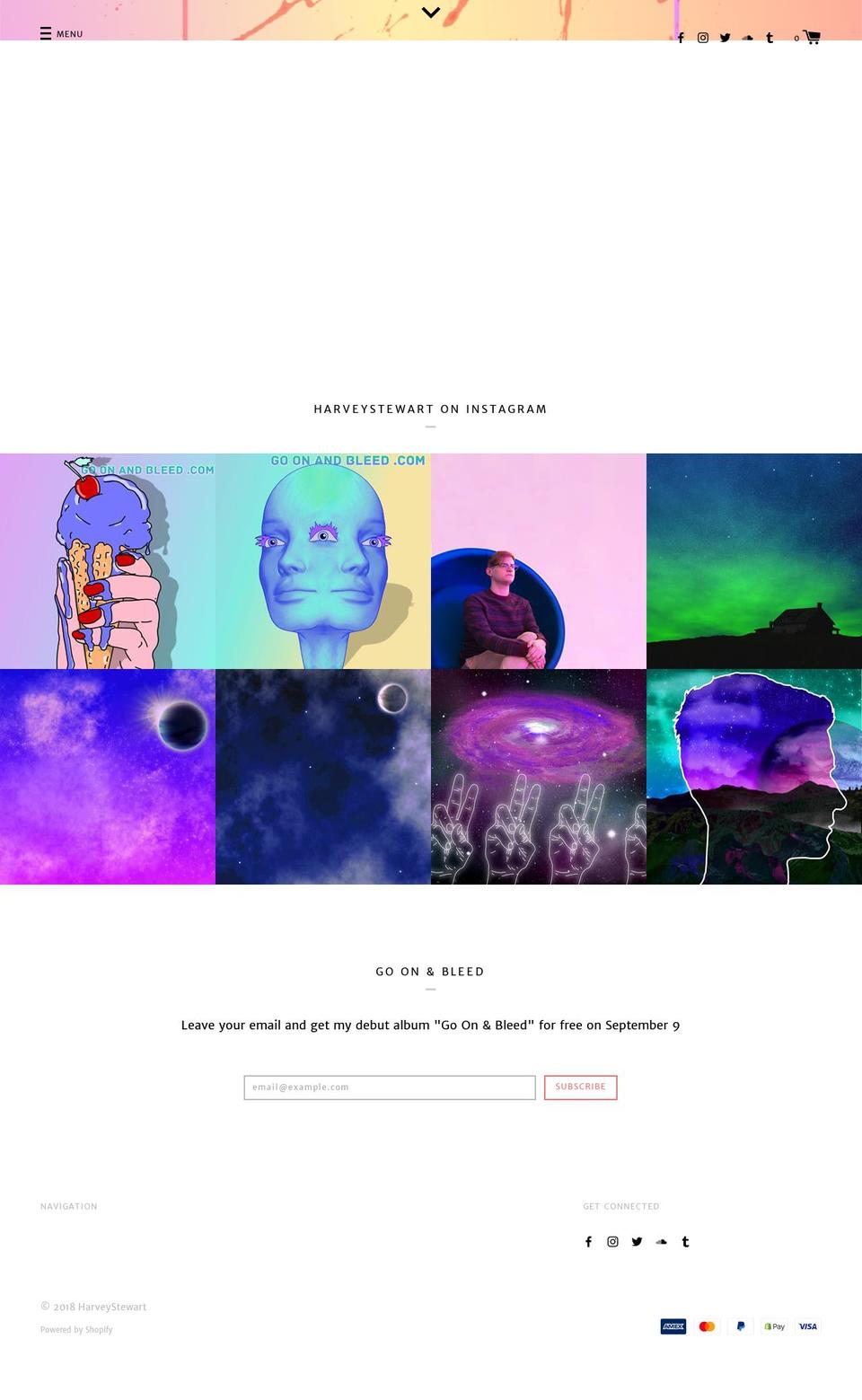 goonandbleed.com shopify website screenshot