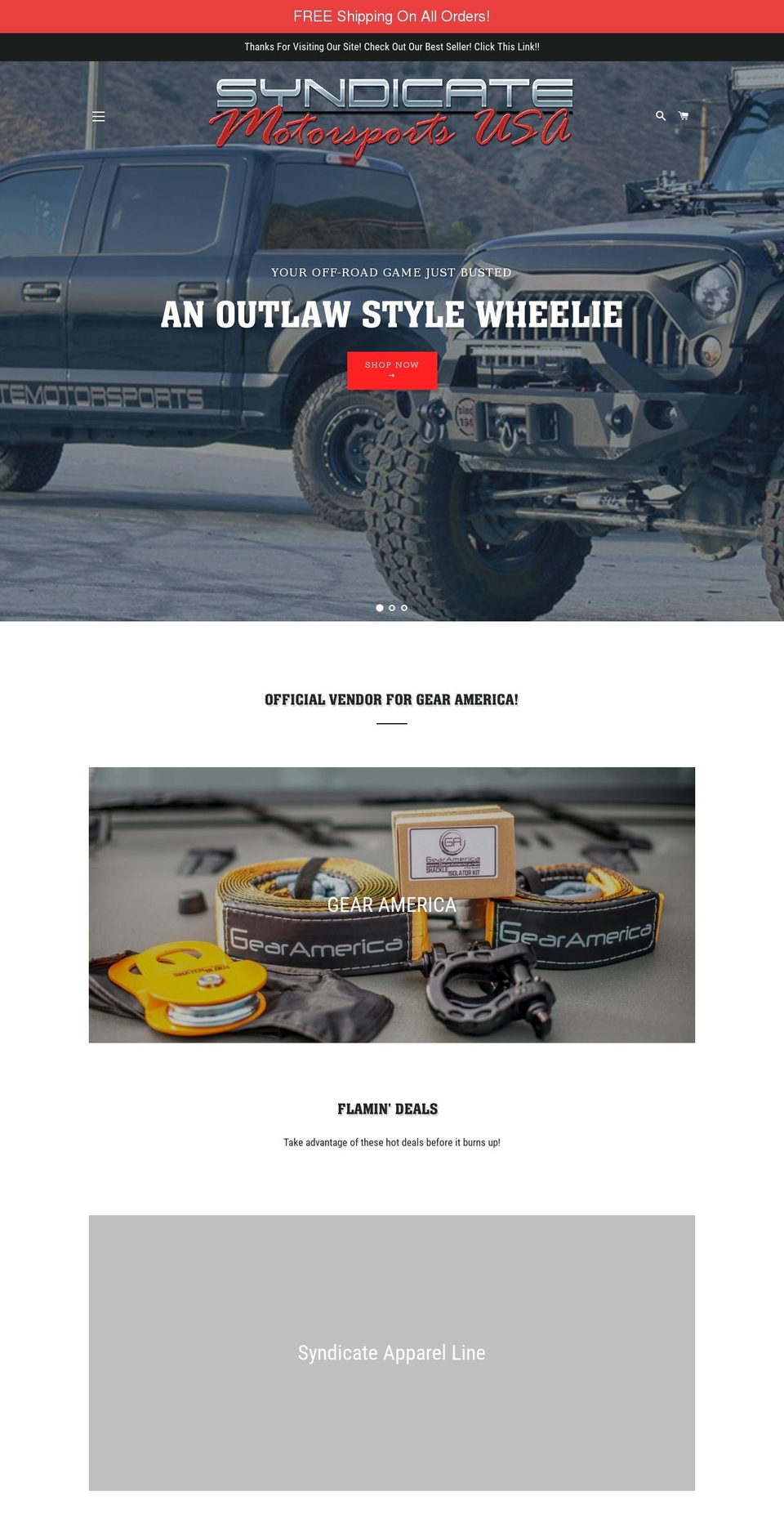 goonestop.com — Shopify storefront screenshot