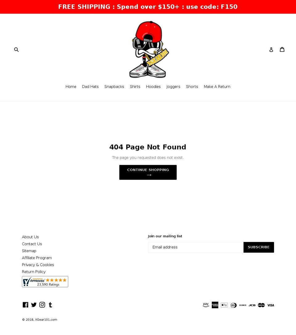 goonvilleclothing.com — Shopify storefront screenshot