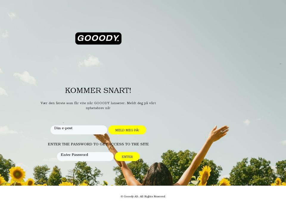 gooody.com shopify website screenshot