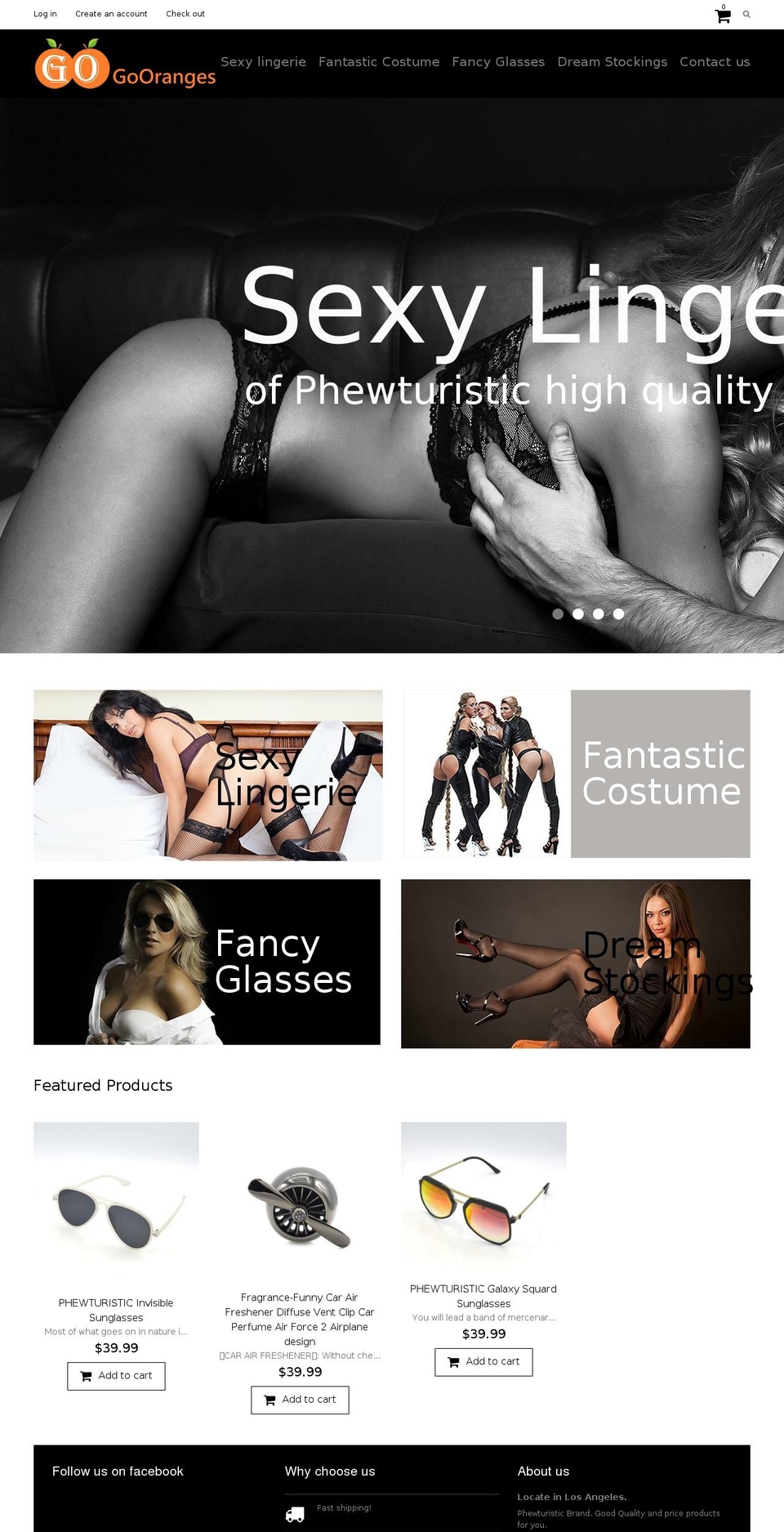 gooranges.com — Shopify storefront screenshot