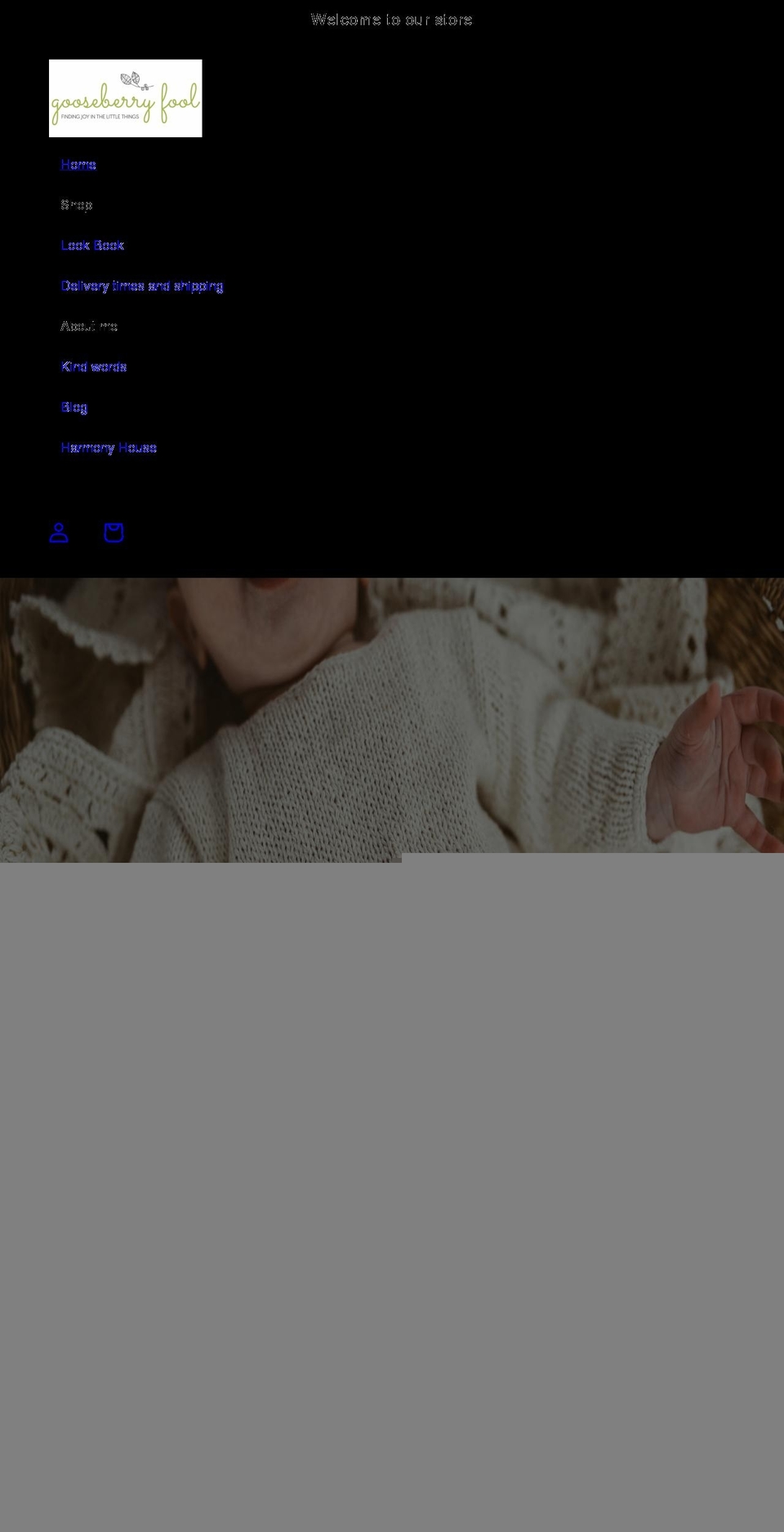 gooseberryfool.co.uk shopify website screenshot