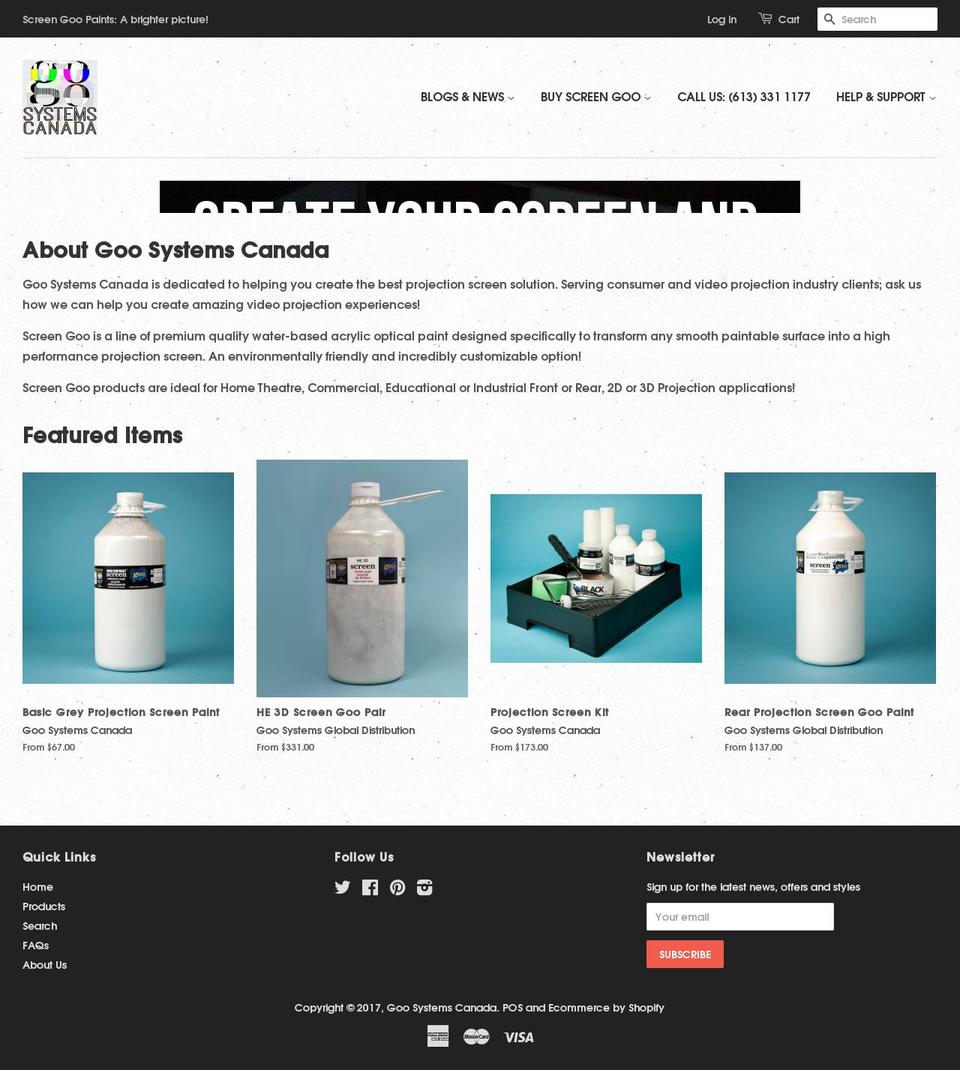 GSCFW15 Shopify theme site example goosystemsbrazil.com
