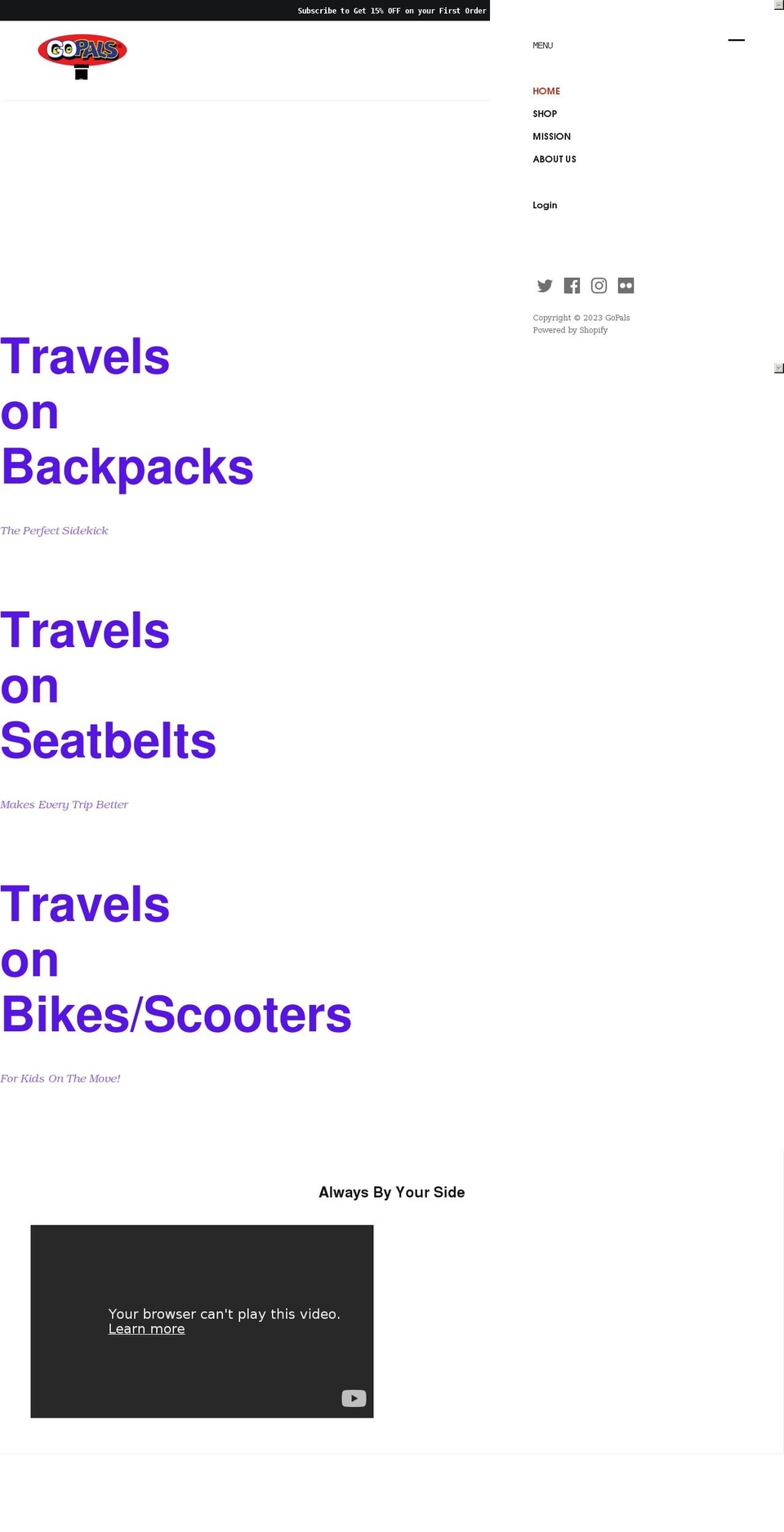 gopals.net shopify website screenshot