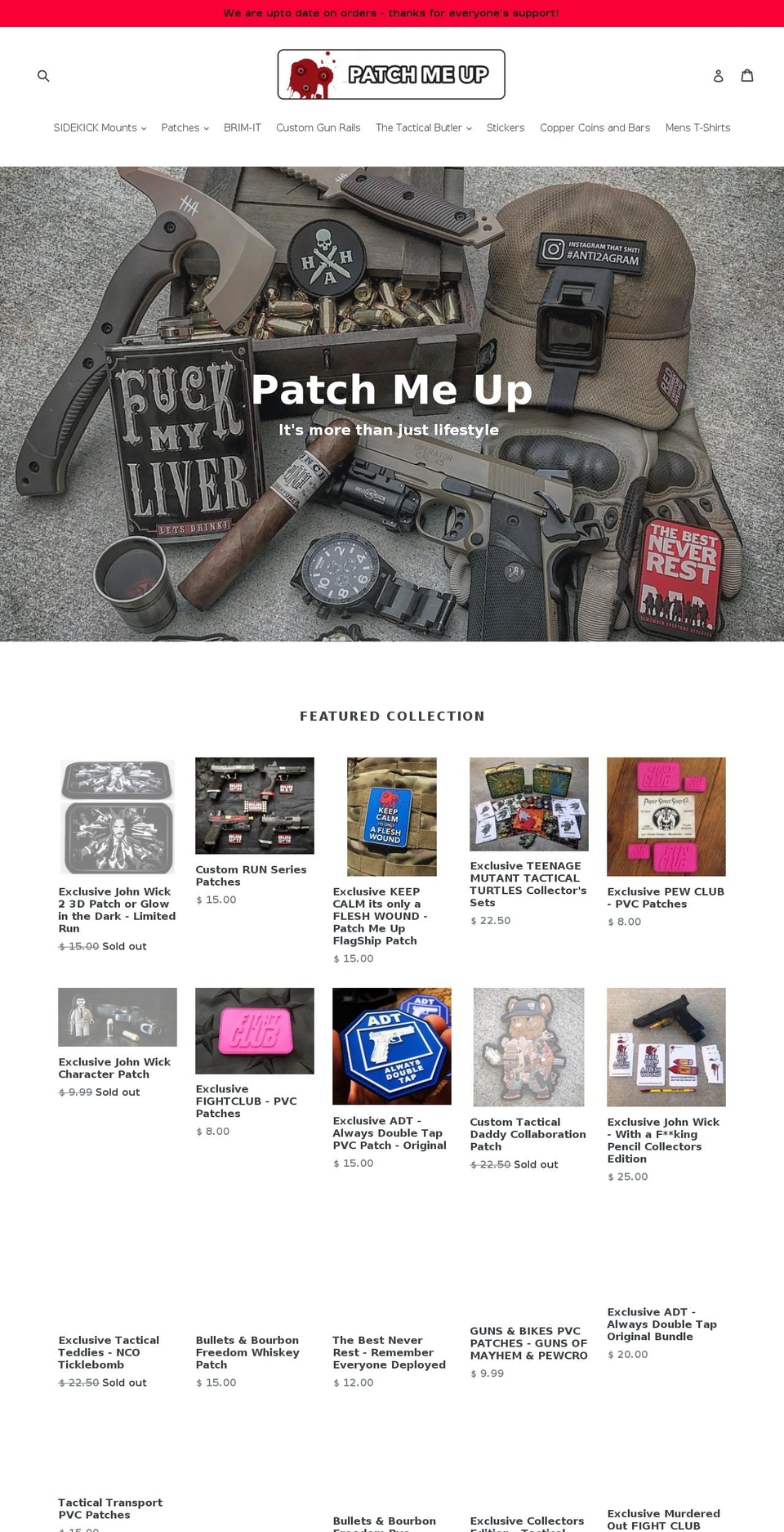 gopewbeahero.com — Shopify storefront screenshot