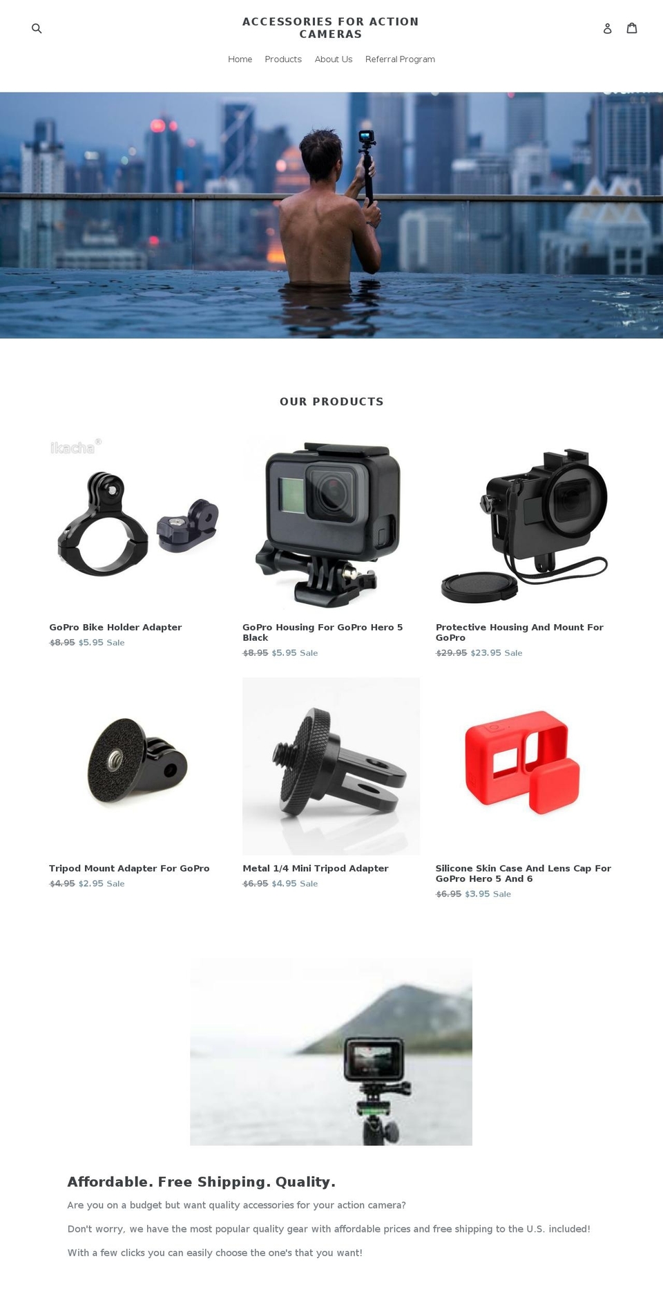 goproequipments.com — Shopify storefront screenshot