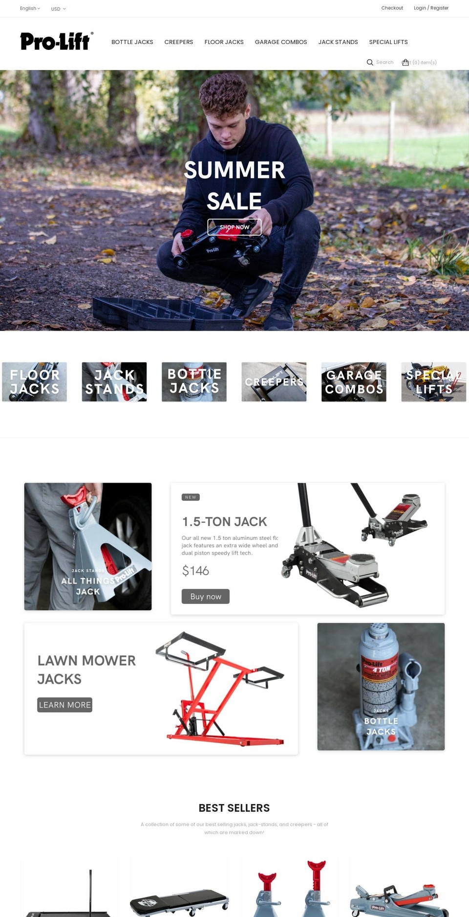 goprolift.com shopify website screenshot