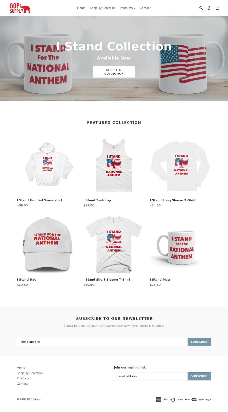 gopsupply.com — Shopify storefront screenshot