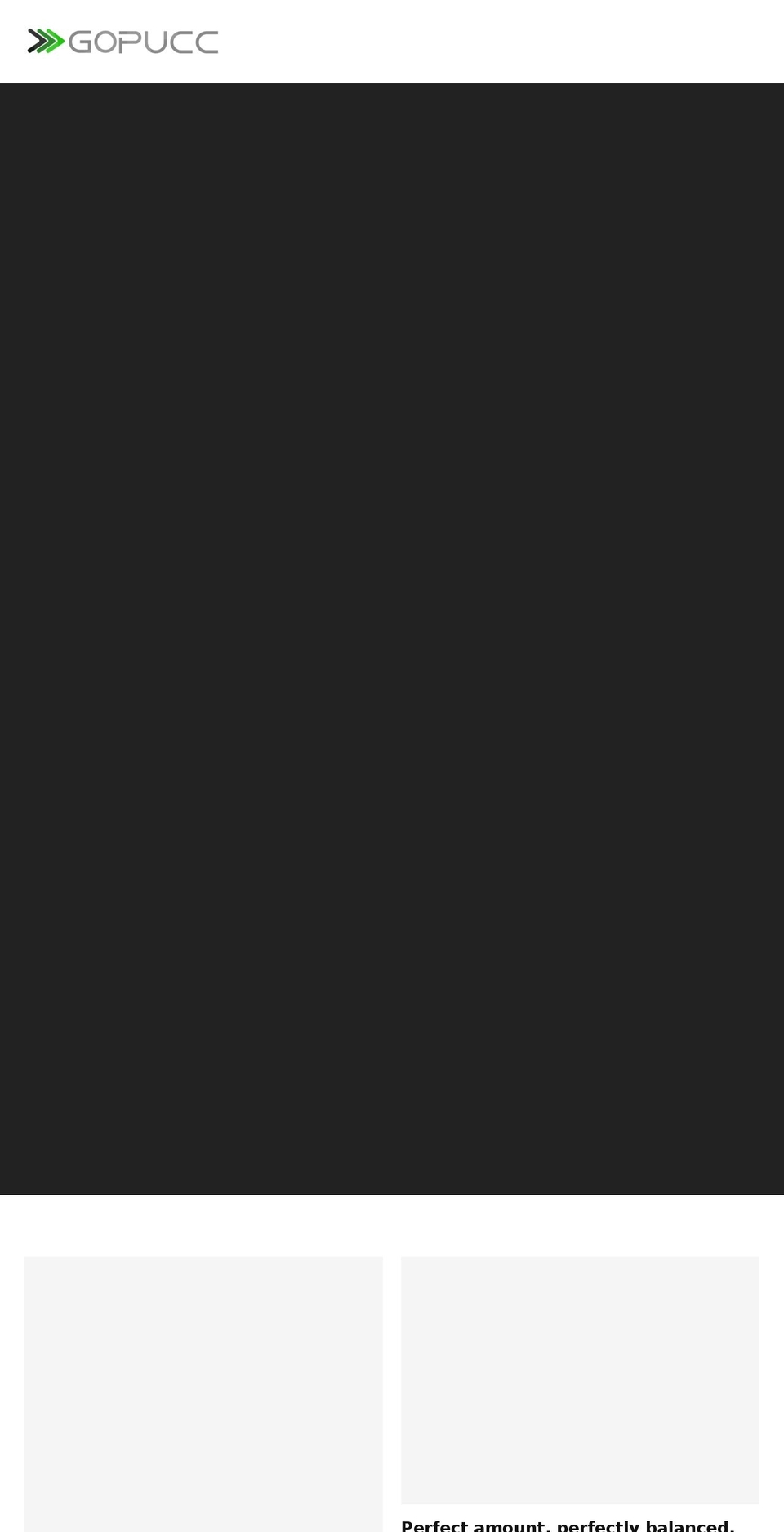 gopucc.com shopify website screenshot