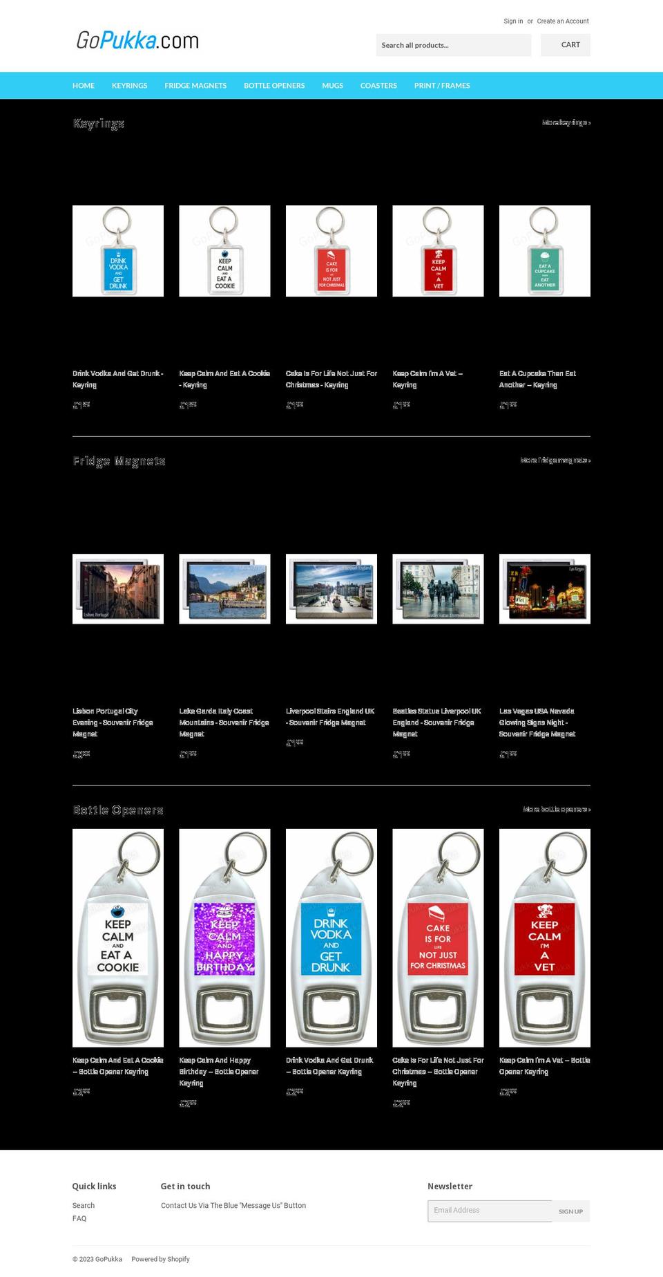 gopukka.com shopify website screenshot