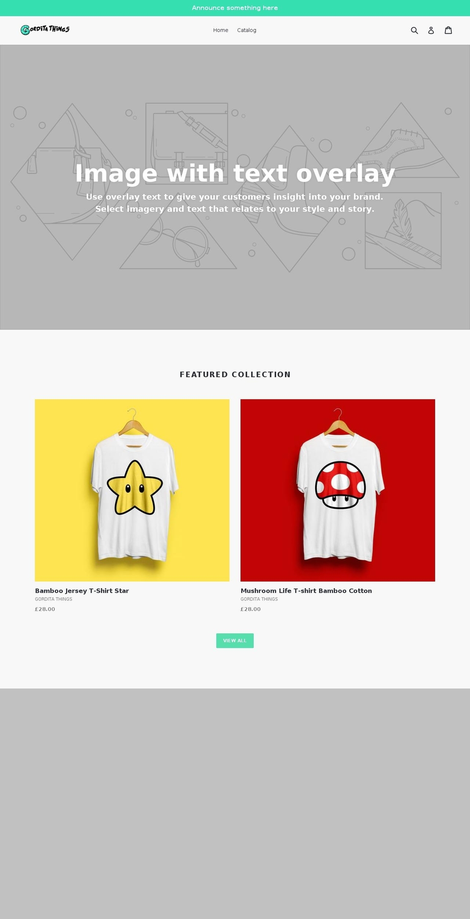 gorditathings.com — Shopify storefront screenshot