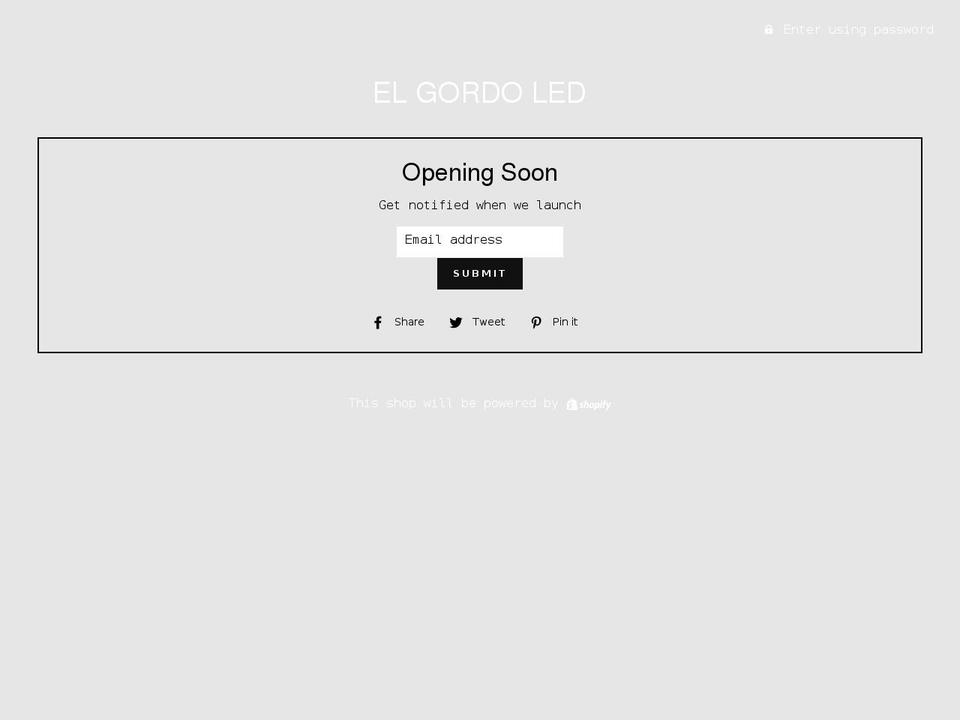 VERSION PRO Shopify theme site example gordoled.com