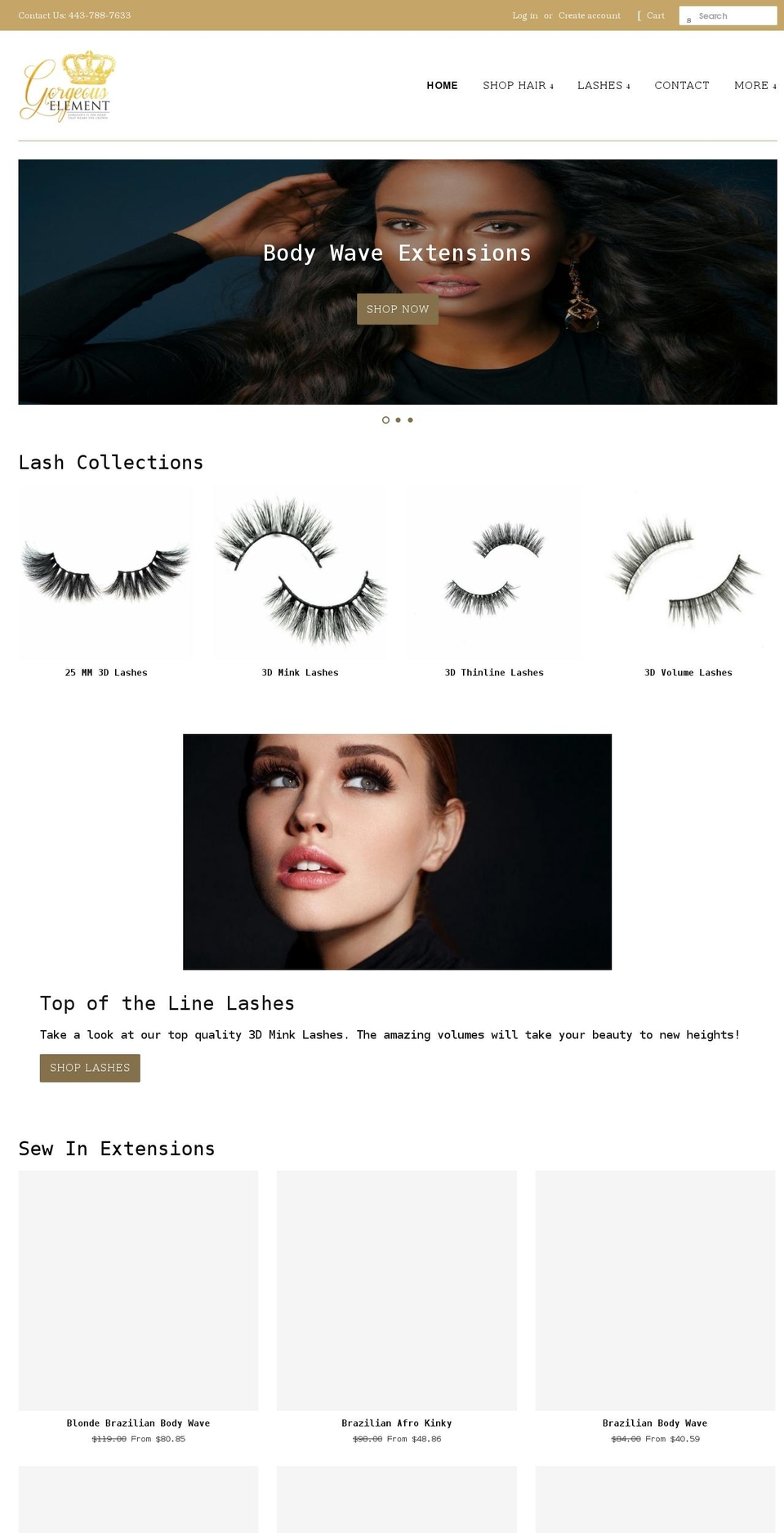 Dropship-beauty--theme Shopify theme site example gorgeouselement.com