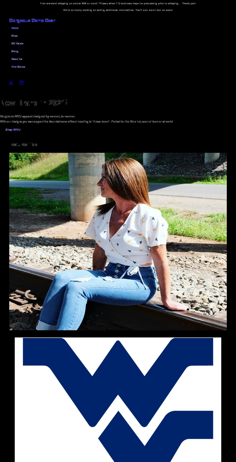 gorgeousgamegear.com shopify website screenshot
