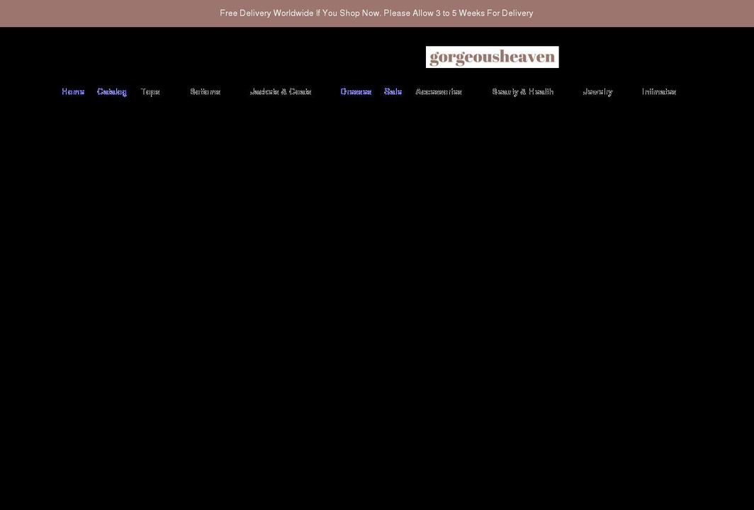 gorgeousheaven.com — Shopify storefront screenshot