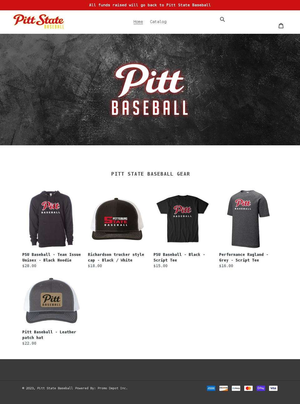 gorillabaseballstore.com shopify website screenshot