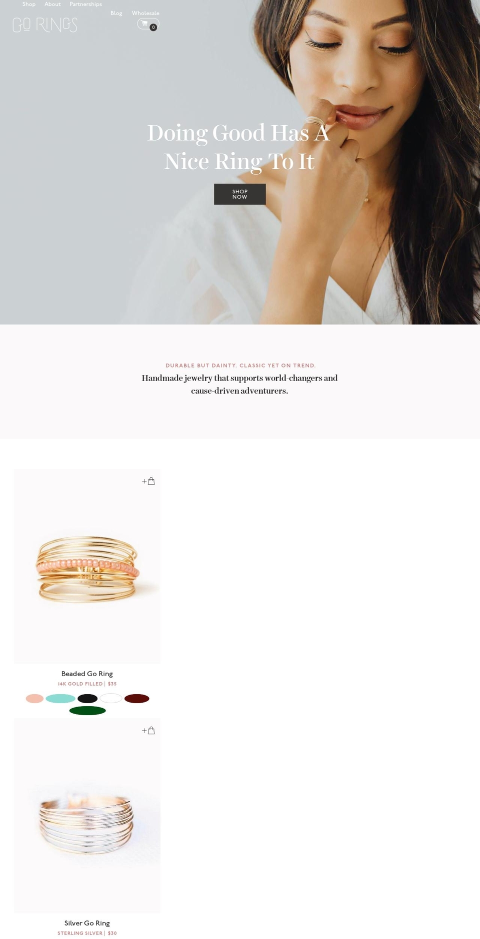 gorings.com shopify website screenshot