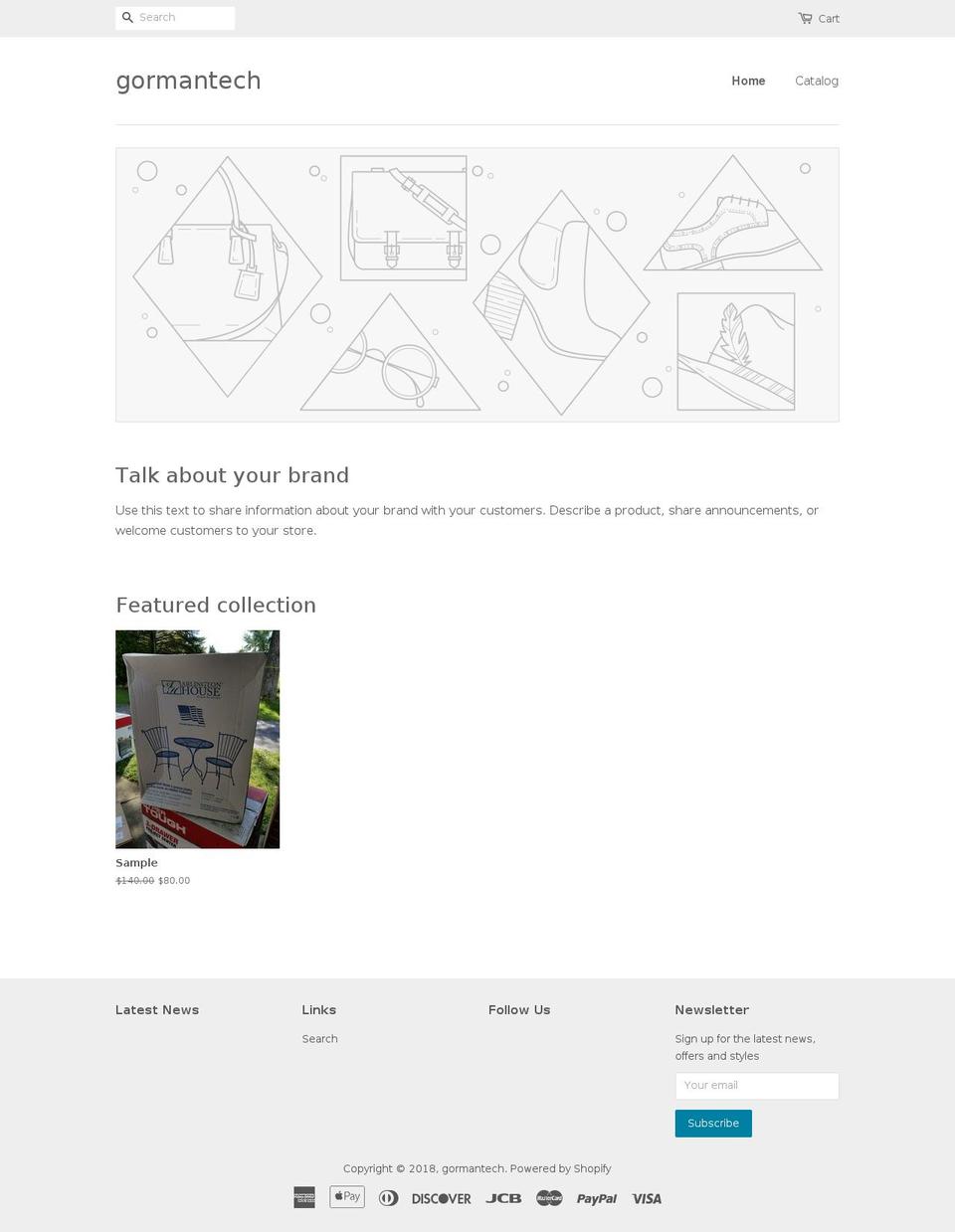 gormantech.net shopify website screenshot
