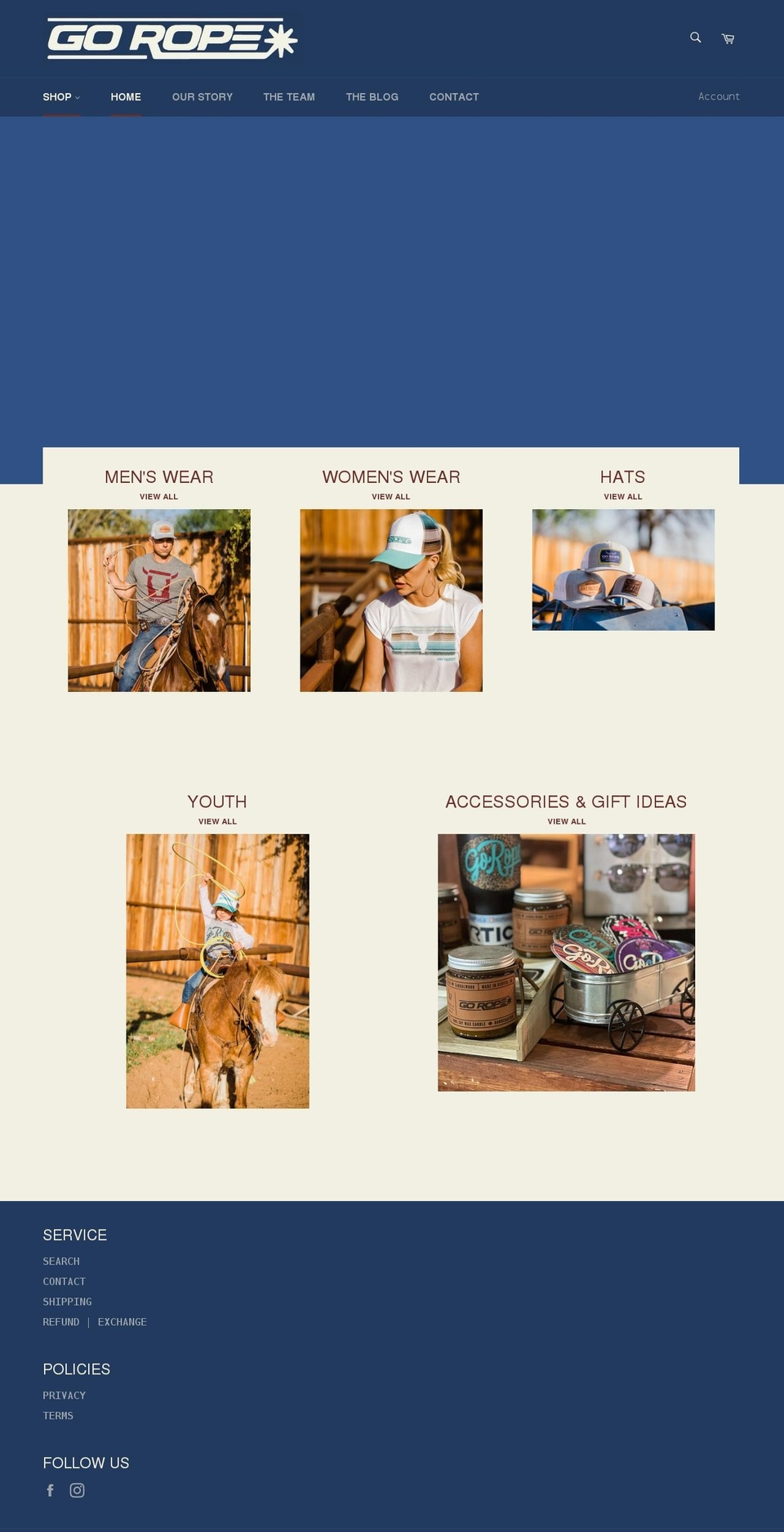 goropeclothing.com shopify website screenshot
