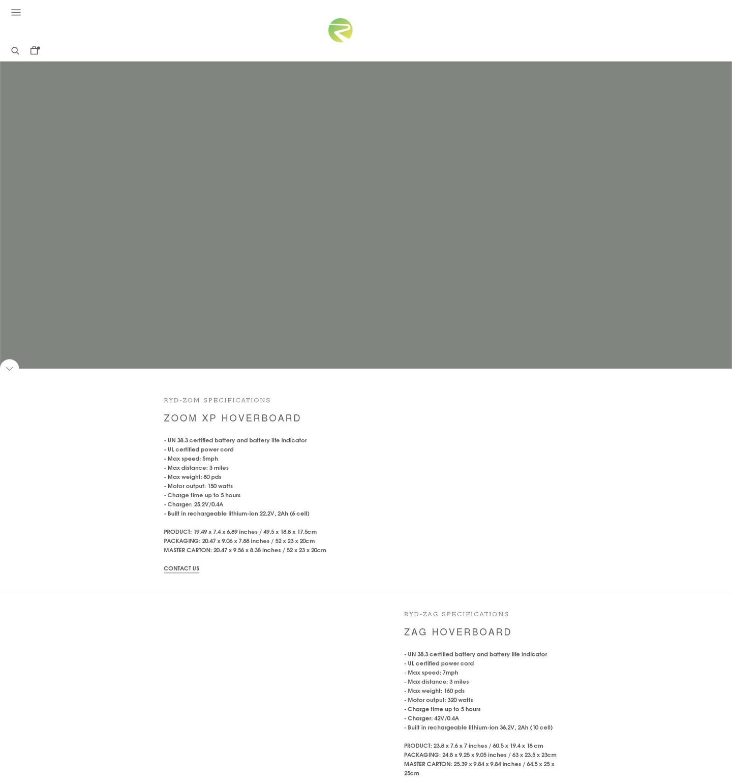 gorydon.com shopify website screenshot