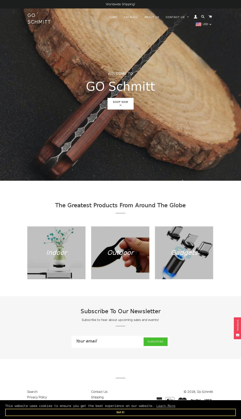 goschmitt.com shopify website screenshot