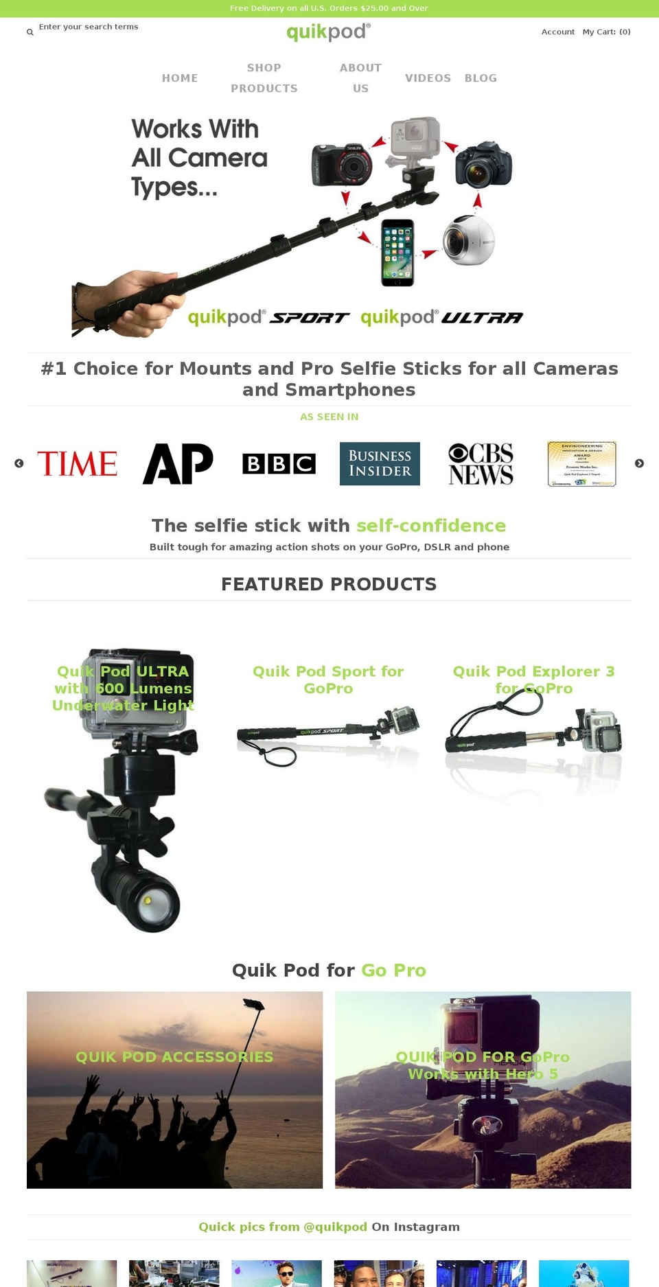 goselfie.com shopify website screenshot