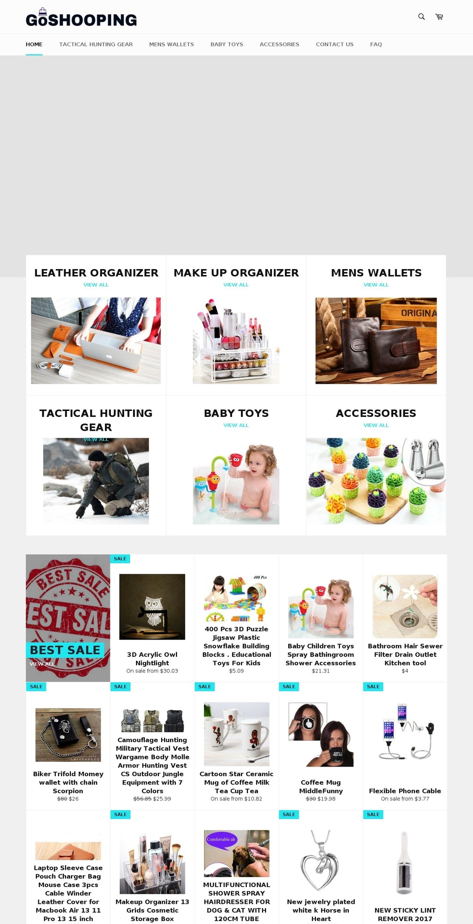 goshooping.com shopify website screenshot