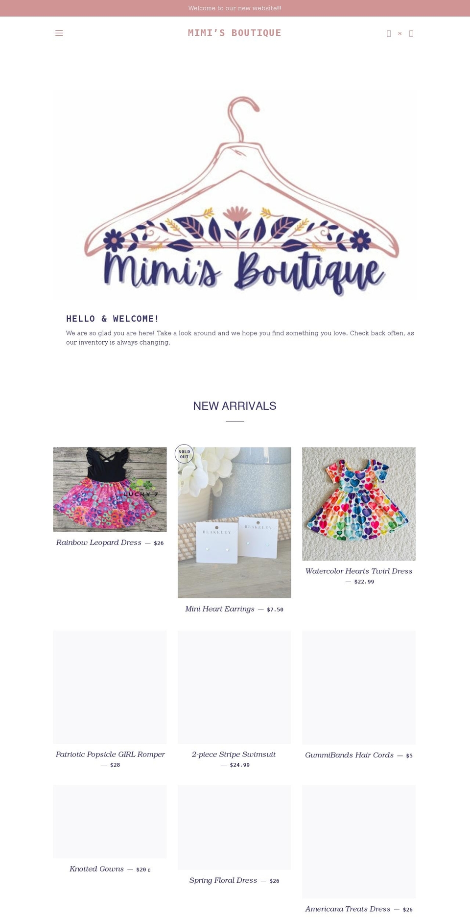 goshopmimis.com shopify website screenshot