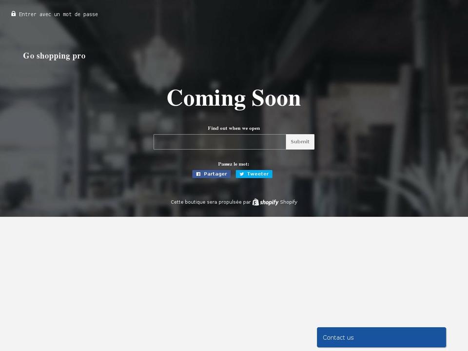 goshoppingpro.com — Shopify storefront screenshot