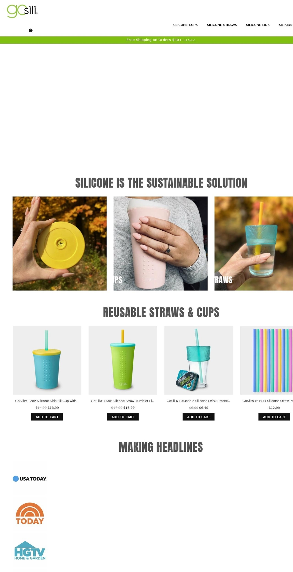 gosili.com shopify website screenshot