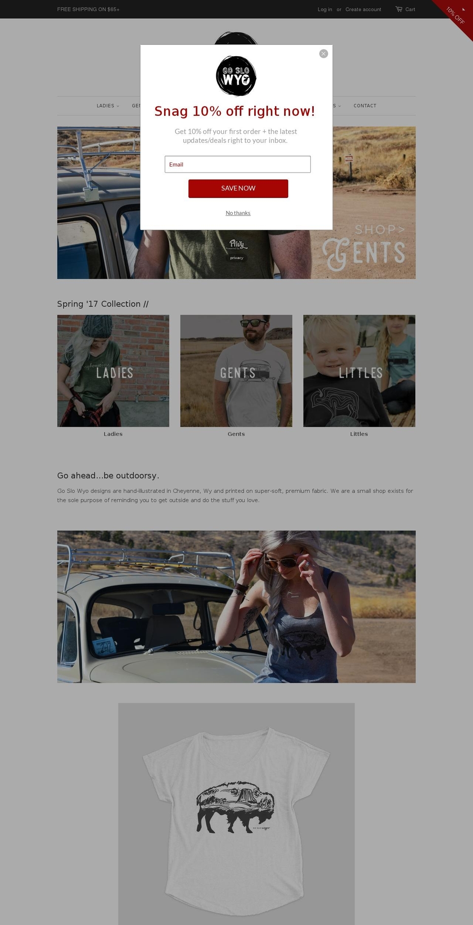 goslowyo.com shopify website screenshot