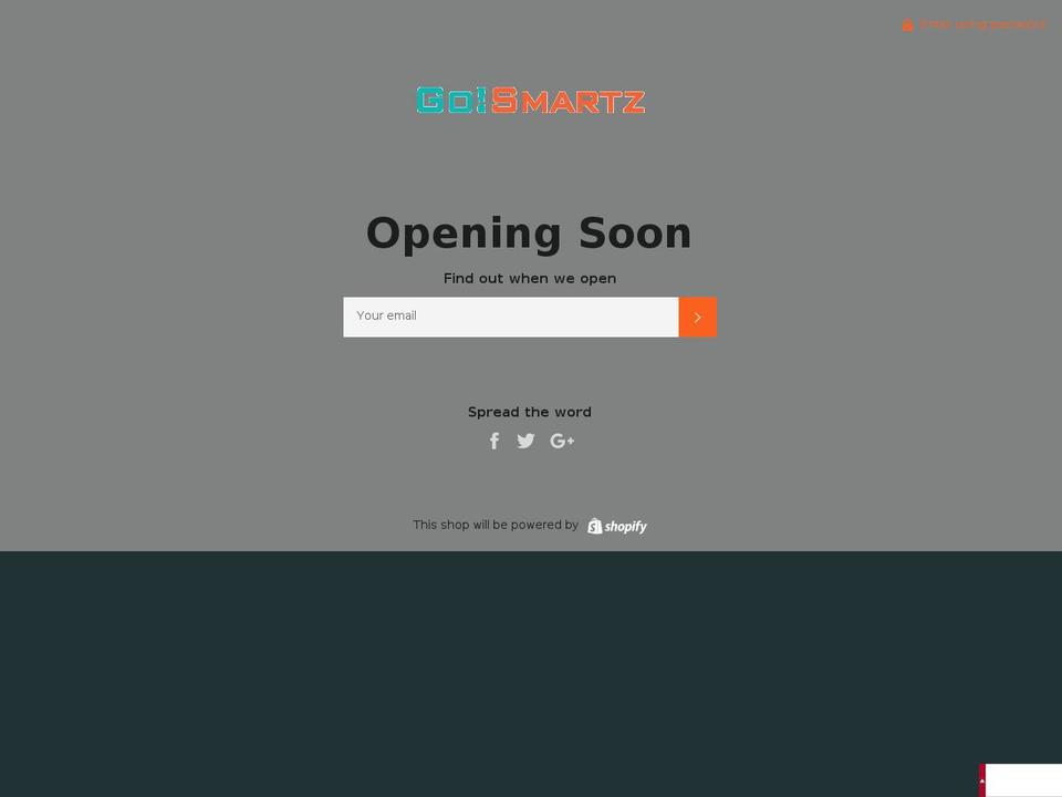 gosmartz.com shopify website screenshot
